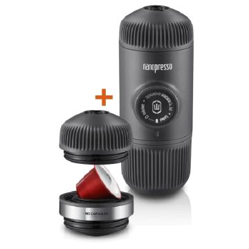 Преносима кафемашина – Wacaco® Nanopresso Classic + Адаптер за капсули Nespresso